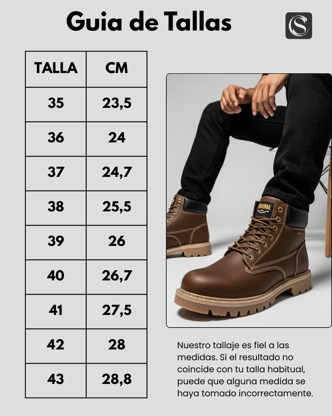 Bota Brahma Classica Caballero