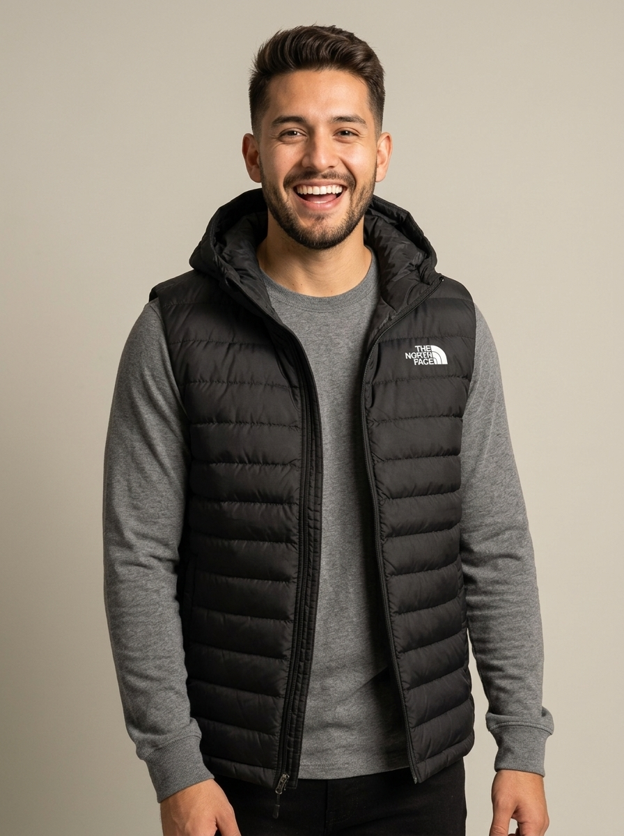 Chaleco North face hombre H136A-1 - NEGRO - lifestyle - ColomShop