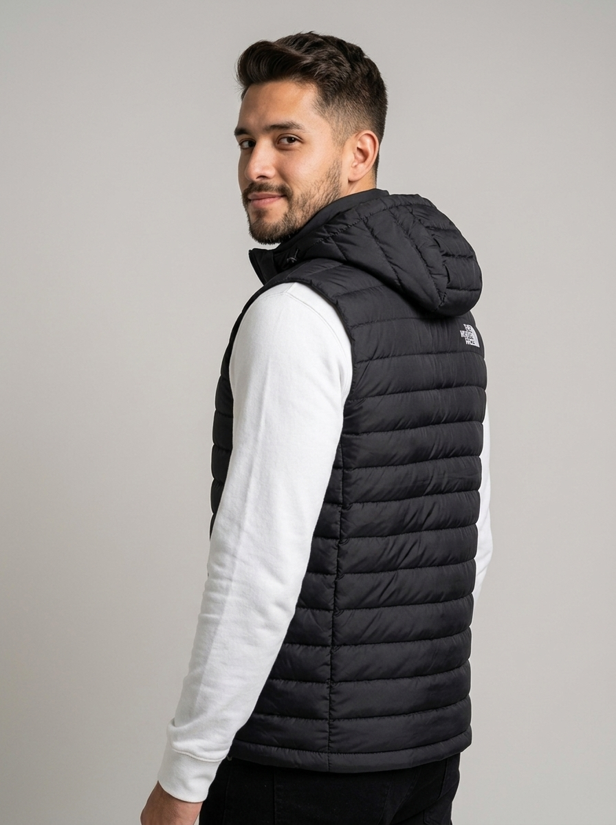 Chaleco North face hombre H136A-1 - NEGRO - costas - ColomShop