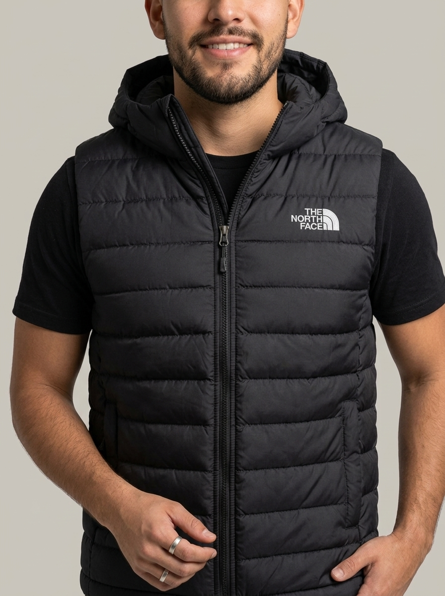 Chaleco North face hombre H136A-1 - NEGRO - detalhe - ColomShop