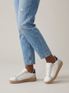 Tenis de mujer Frida Beige Gris - detalhe pe - ColomShop